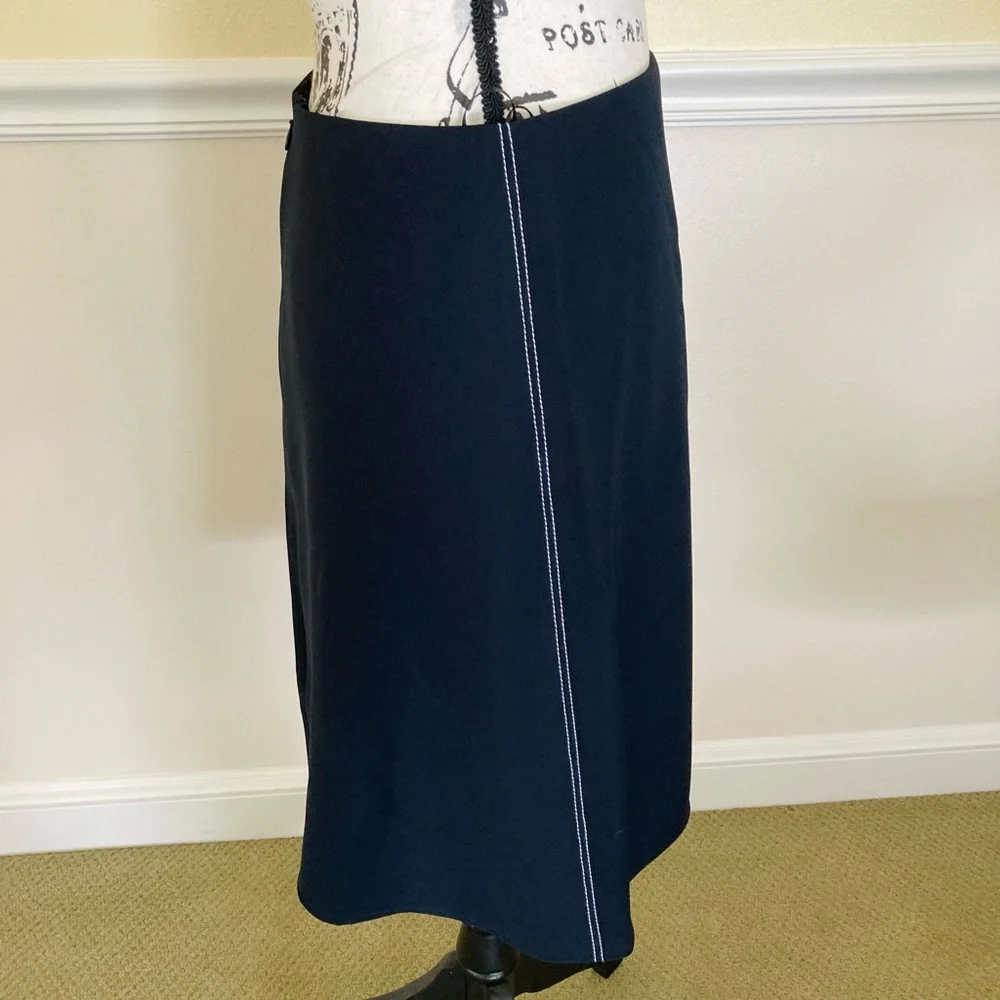 NWT LOUIS VUITTON UNIFORM BLACK STRIPE SKIRT